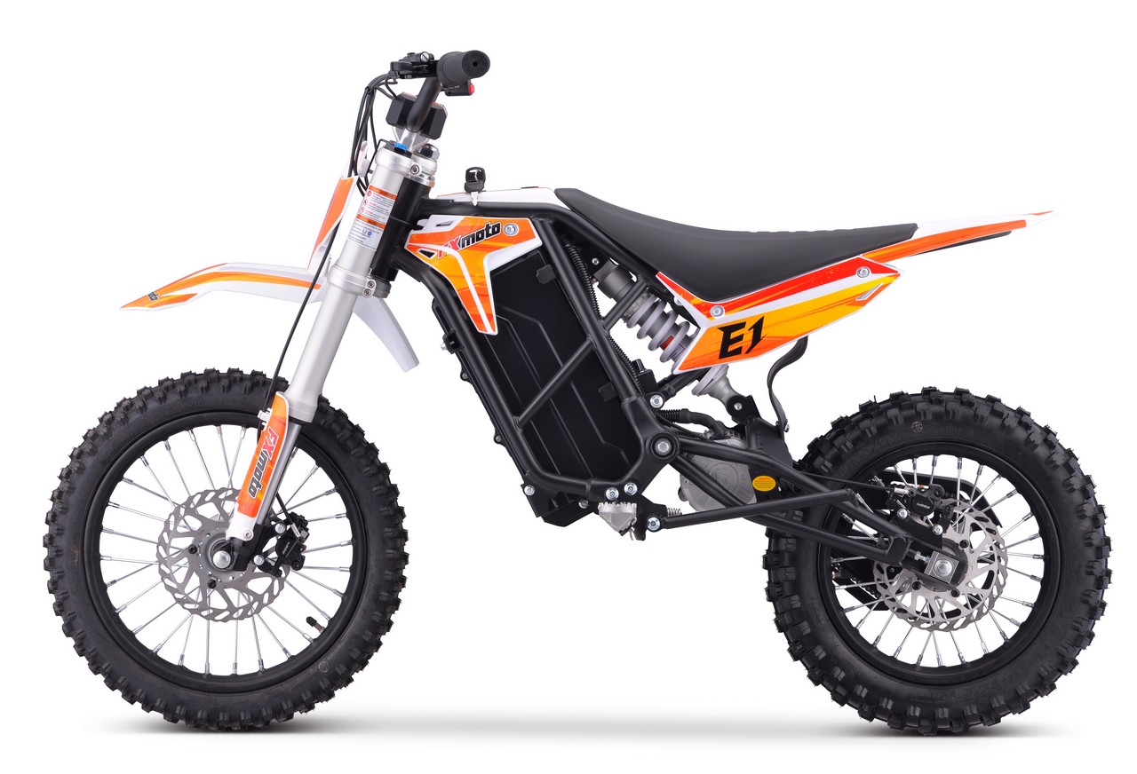 Электропитбайк FXmoto Е1 14/12 оранжевый